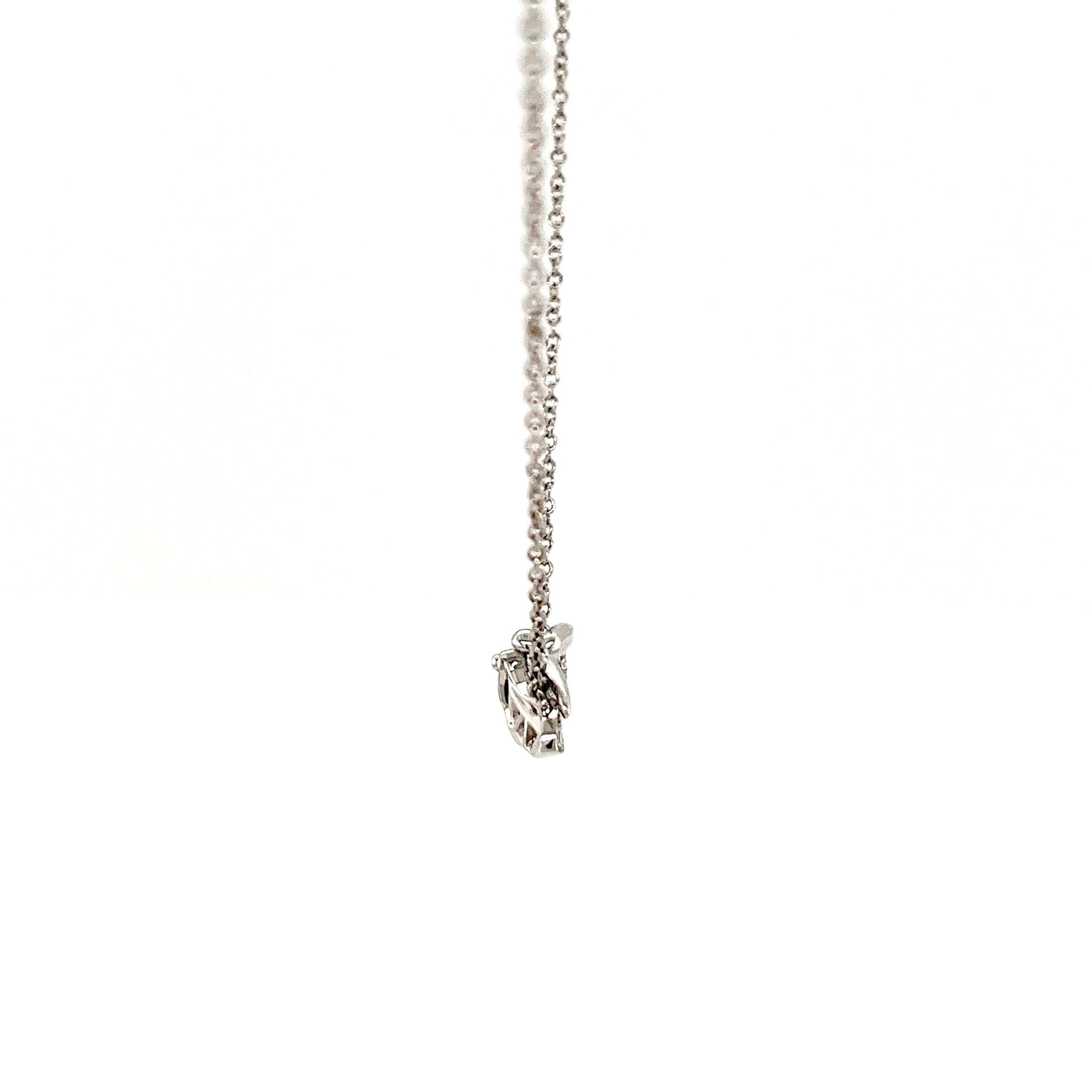 Tiffany & Co Aquamarine Firefly Pendant Necklace For Sale 1