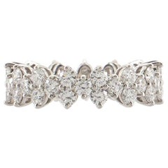 Tiffany & Co. Bague à anneau d'éternité Aria Platine et diamants