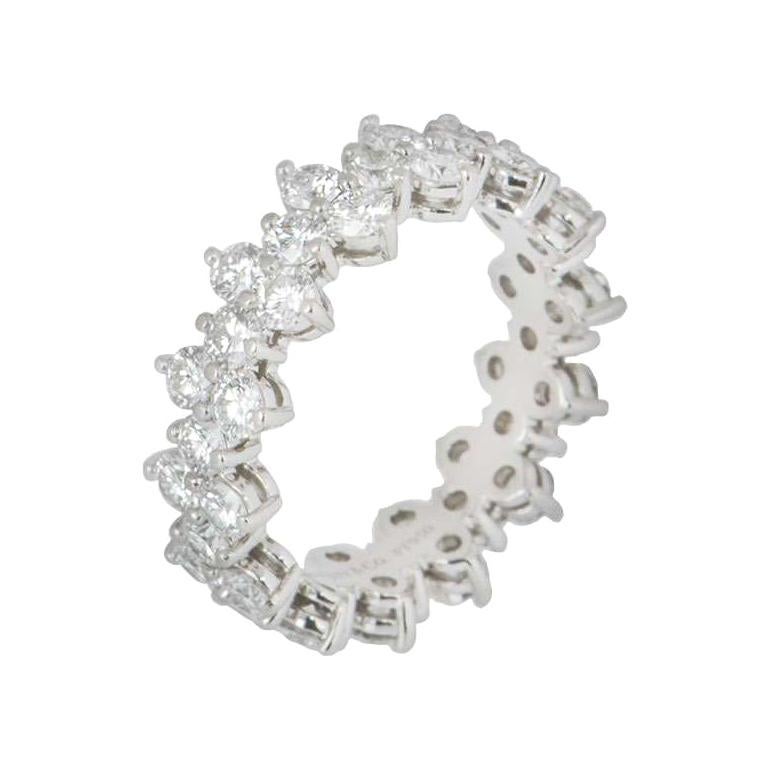Tiffany 
Co. Aria Full Diamond Eternity Ring 2.10 Carat