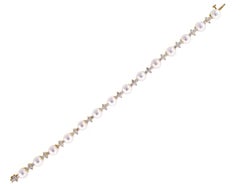 Tiffany & Co. Aria Pearl Diamond 18 Karat Bracelet