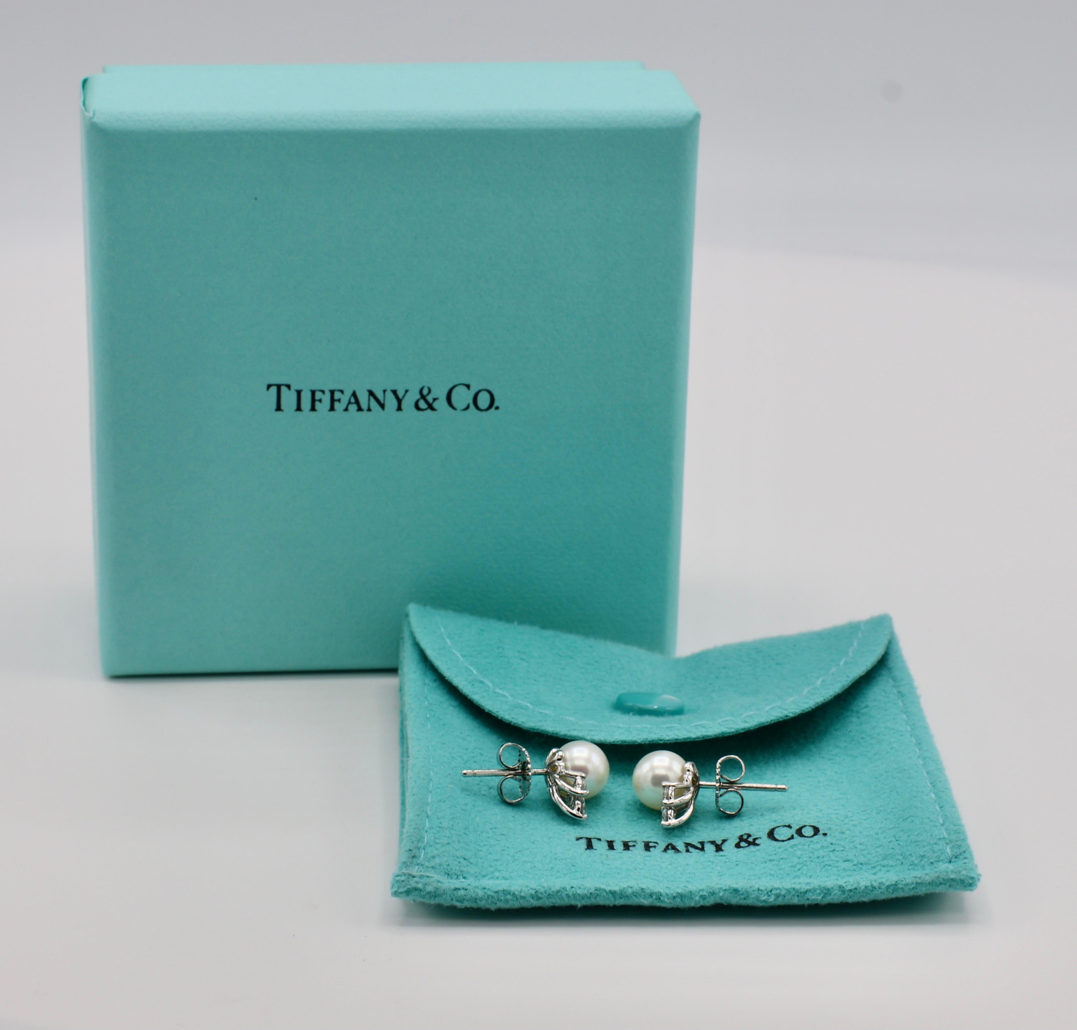 tiffany akoya pearl earrings