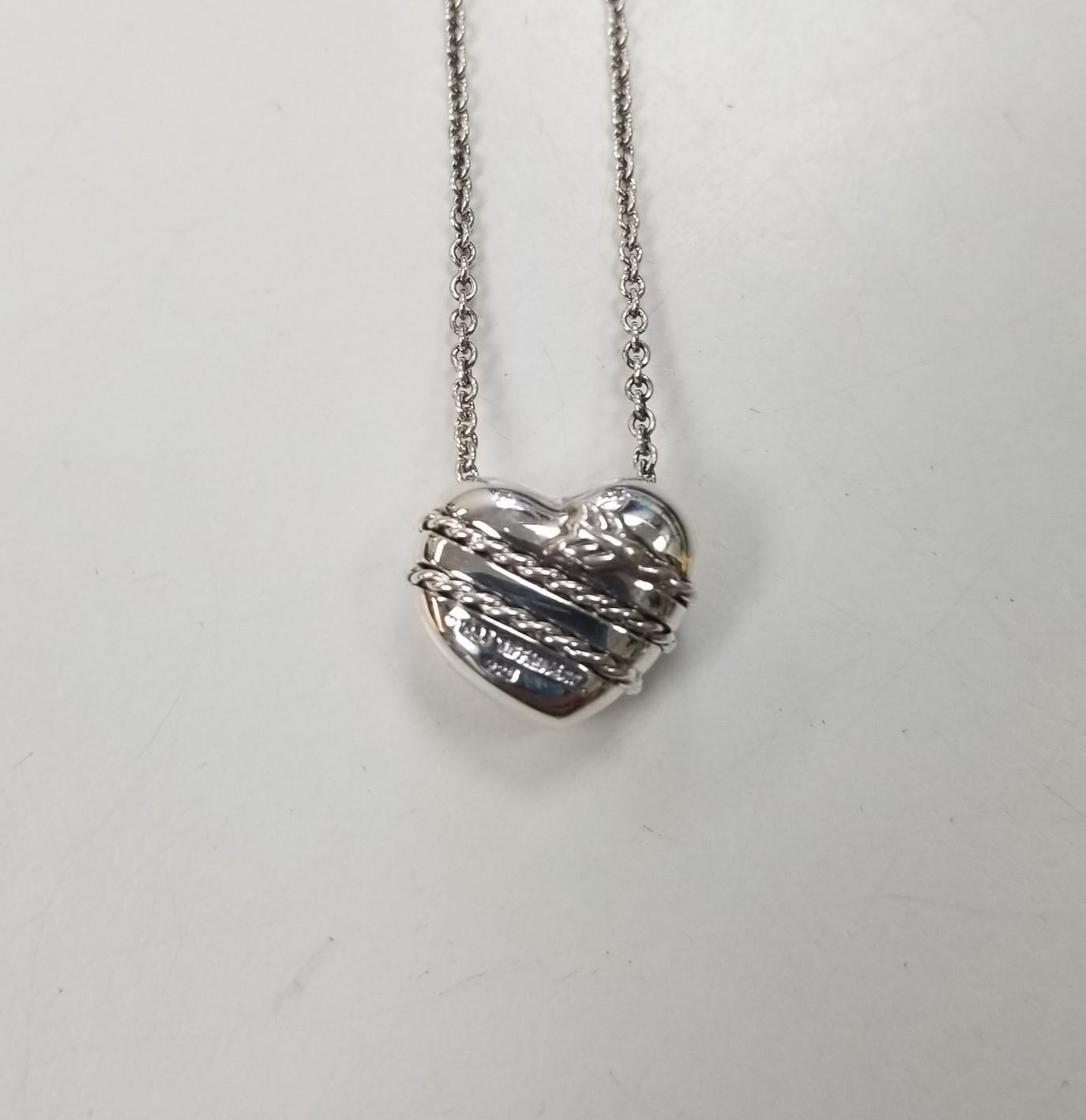 Tiffany & Co. Arrow Heart Necklace 16