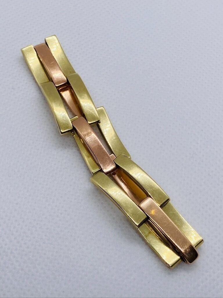 TIFFANY & CO. Art Deco 14k Gelbgold Gliederarmband Circa 1920er Jahre (Art déco) im Angebot