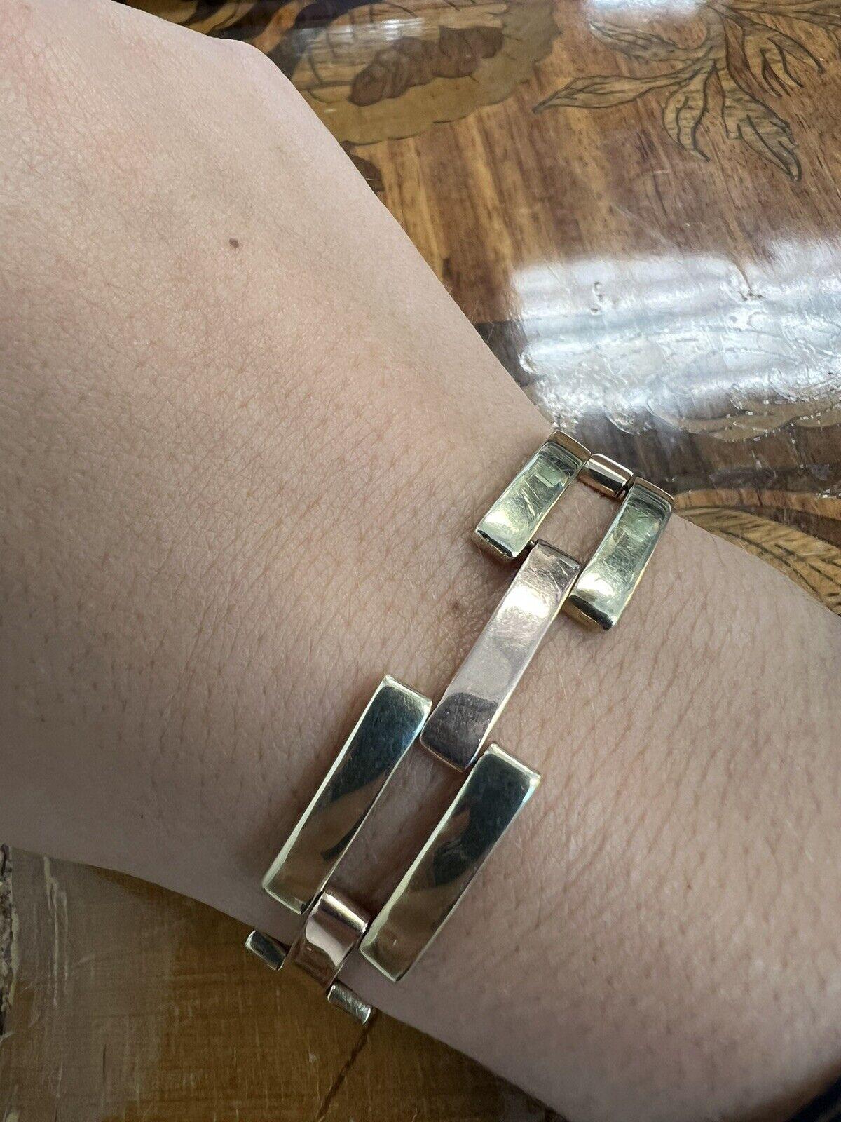 TIFFANY & CO. Art Deco 14k Gelbgold Gliederarmband Circa 1920er Jahre im Zustand „Hervorragend“ im Angebot in Beverly Hills, CA