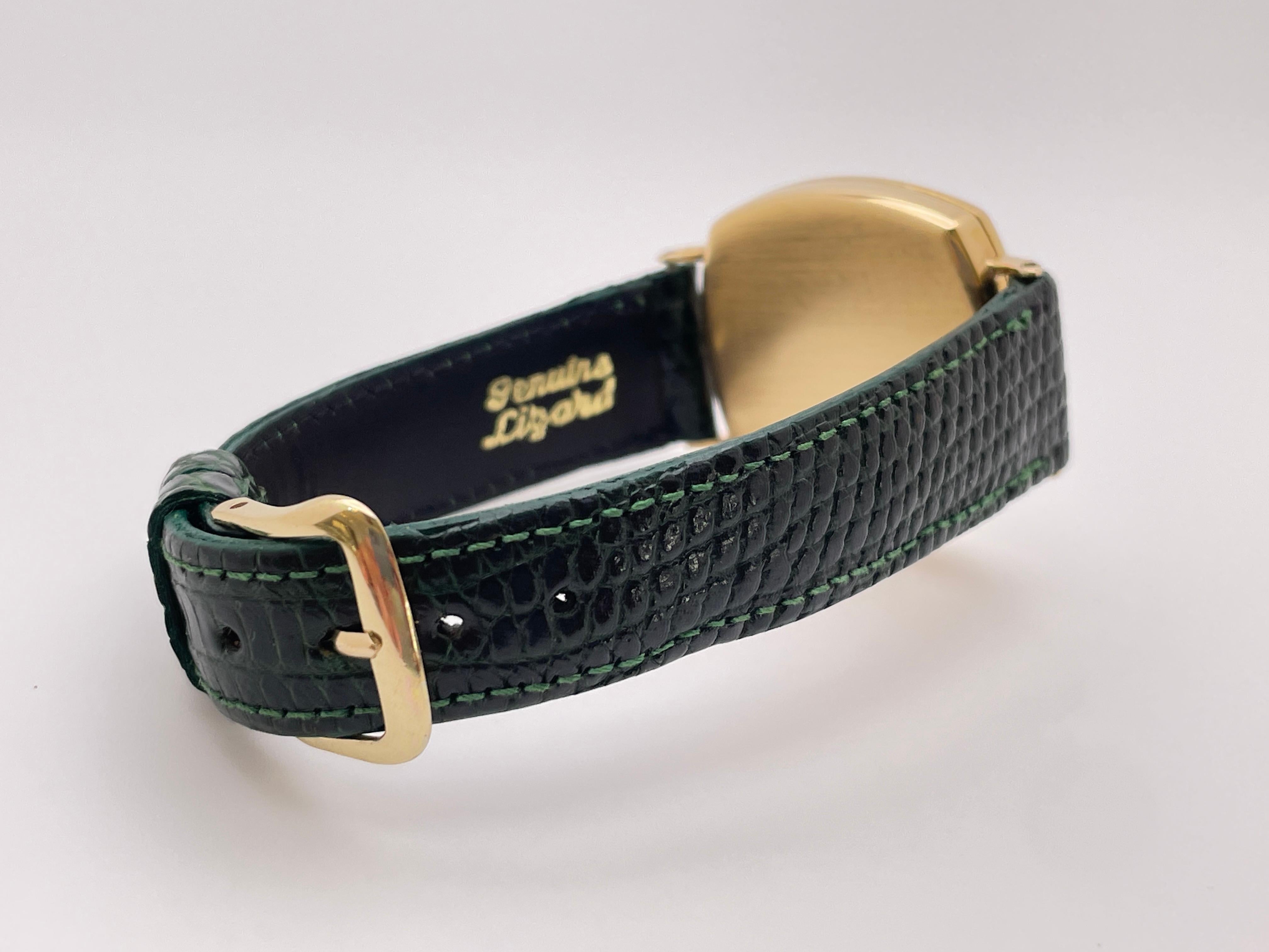 Tiffany & Co. Art Deco 18K Yellow Gold I.W.C. Watch For Sale 9