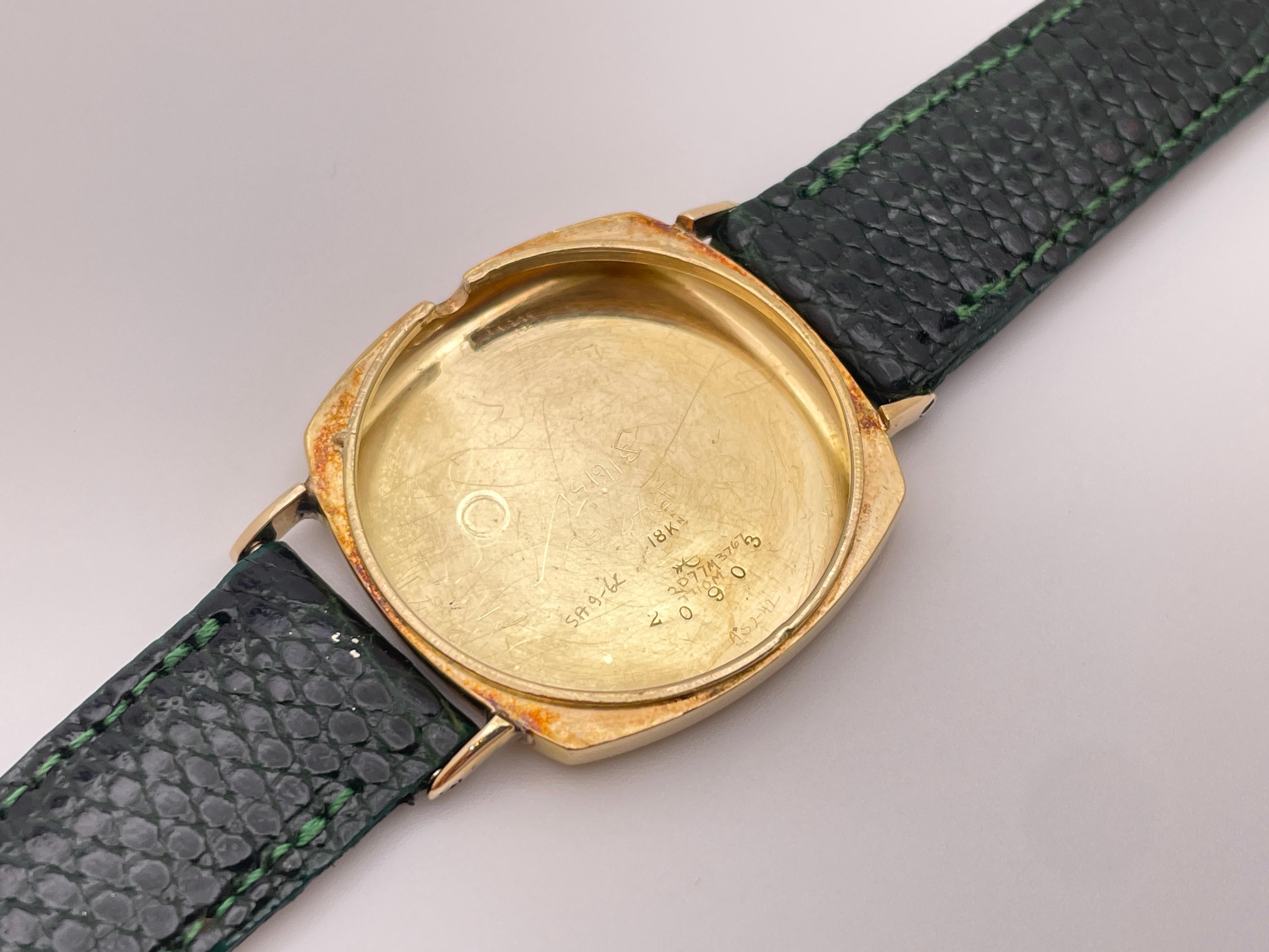 Tiffany & Co. Art Deco 18K Yellow Gold I.W.C. Watch For Sale 5
