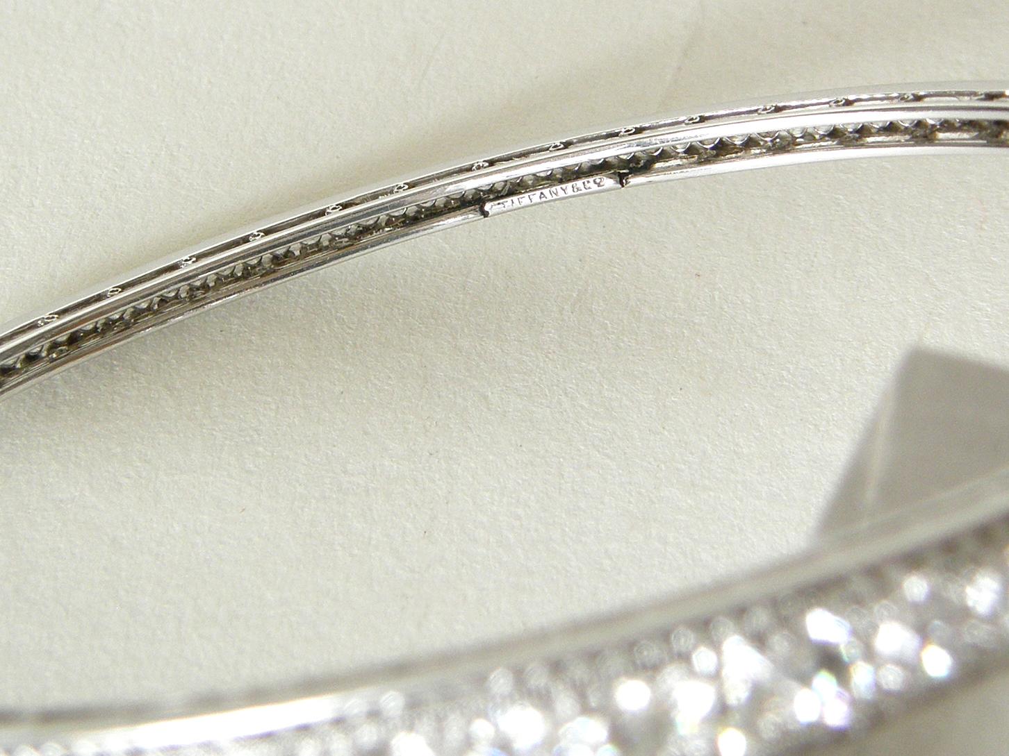 Tiffany & Co. Diamond and Platinum Bracelet circa 1920s or 1930s Art Deco 2