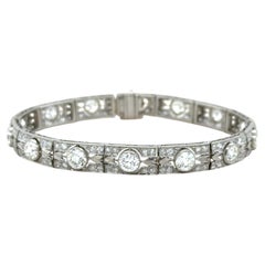 Tiffany & Co., Art Deco Diamond Bracelet, Platinum