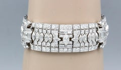 Tiffany & Co. Art Deco Diamond Platinum Bracelet