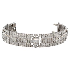 Vintage Tiffany & Co. Art Deco Diamond Platinum Bracelet