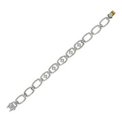 Tiffany & Co. Art Deco Diamond Platinum Link Bracelet