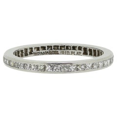Tiffany & Co. Art Deco French Cut Diamond Eternity Ring Size K (50)