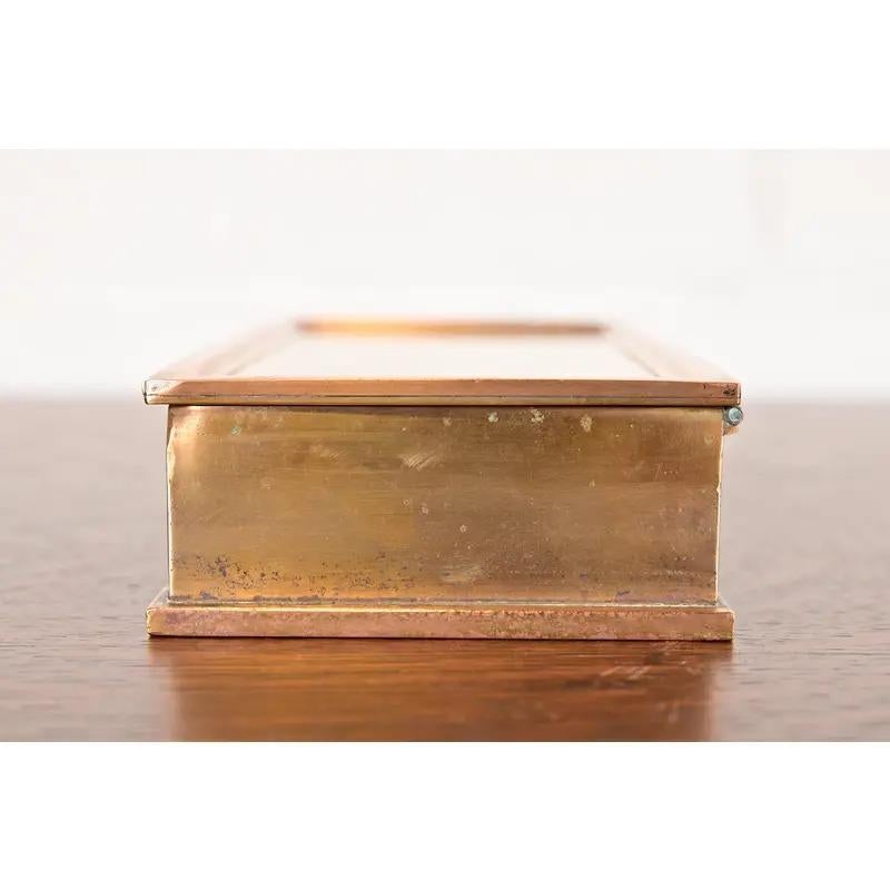 Tiffany & Co. Art Deco Period Bronze Cigar Box or Jewelry Box, Circa 1920s For Sale 5