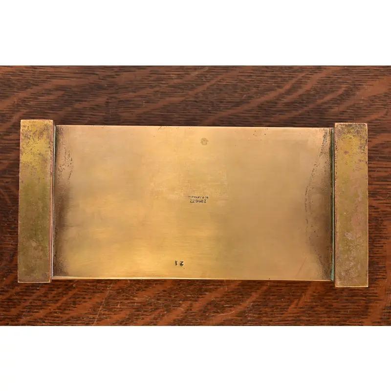Tiffany & Co. Art Deco Period Bronze Cigar Box or Jewelry Box, Circa 1920s For Sale 7