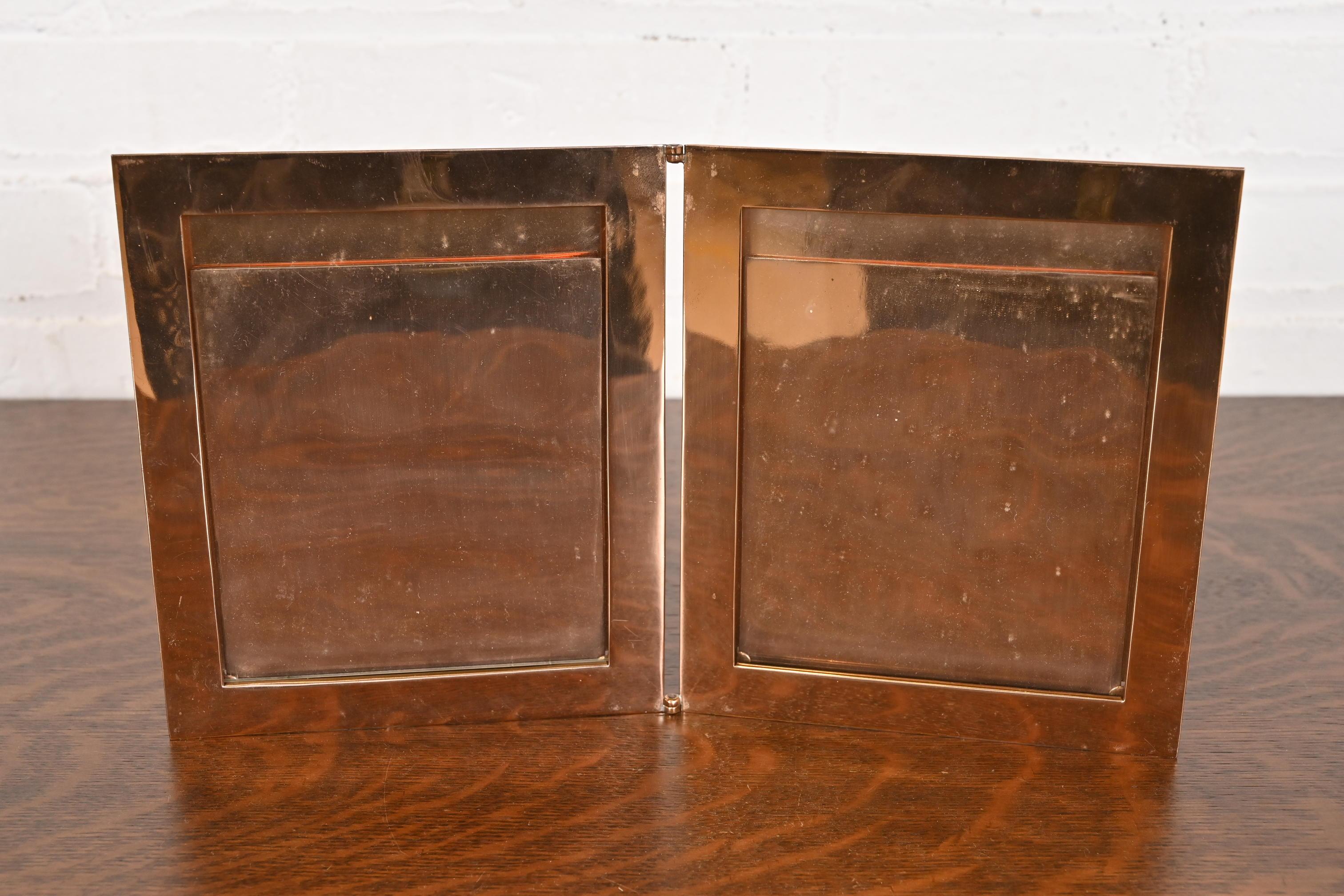 Americano Tiffany & Co. Cornice doppia in rame del periodo Art Deco in vendita