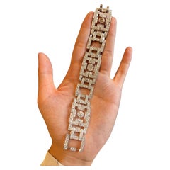 Tiffany 
Co. Art Deco Platinum and Diamond Bracelet, circa 1920s–1930s