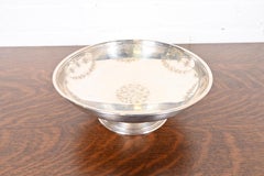 Tiffany & Co. Art Deco Sterling Silver Footed Bowl or Compote Dish