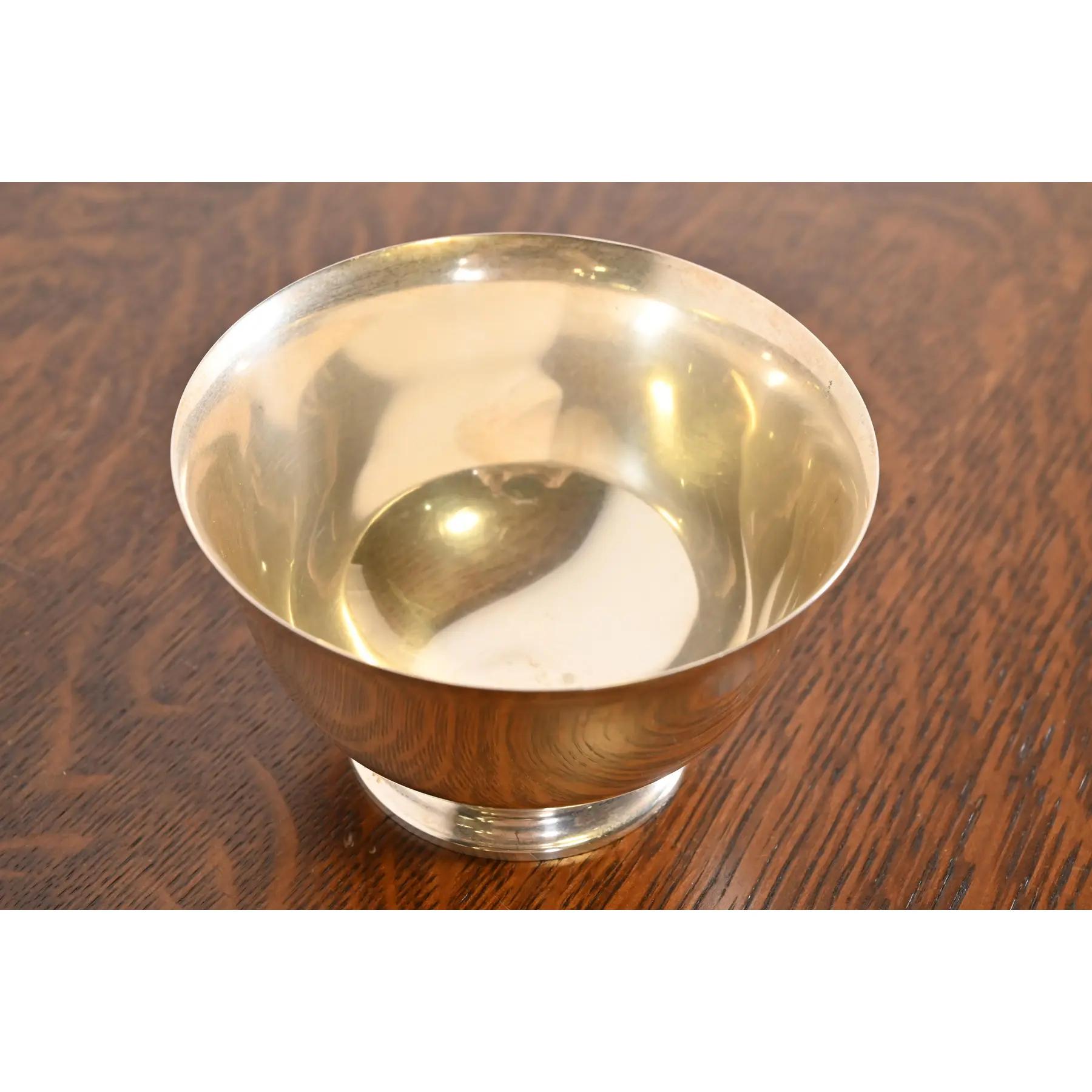 Arts and Crafts Tiffany & Co. Art Deco Sterling Silver Footed Bowl or Compote Dish