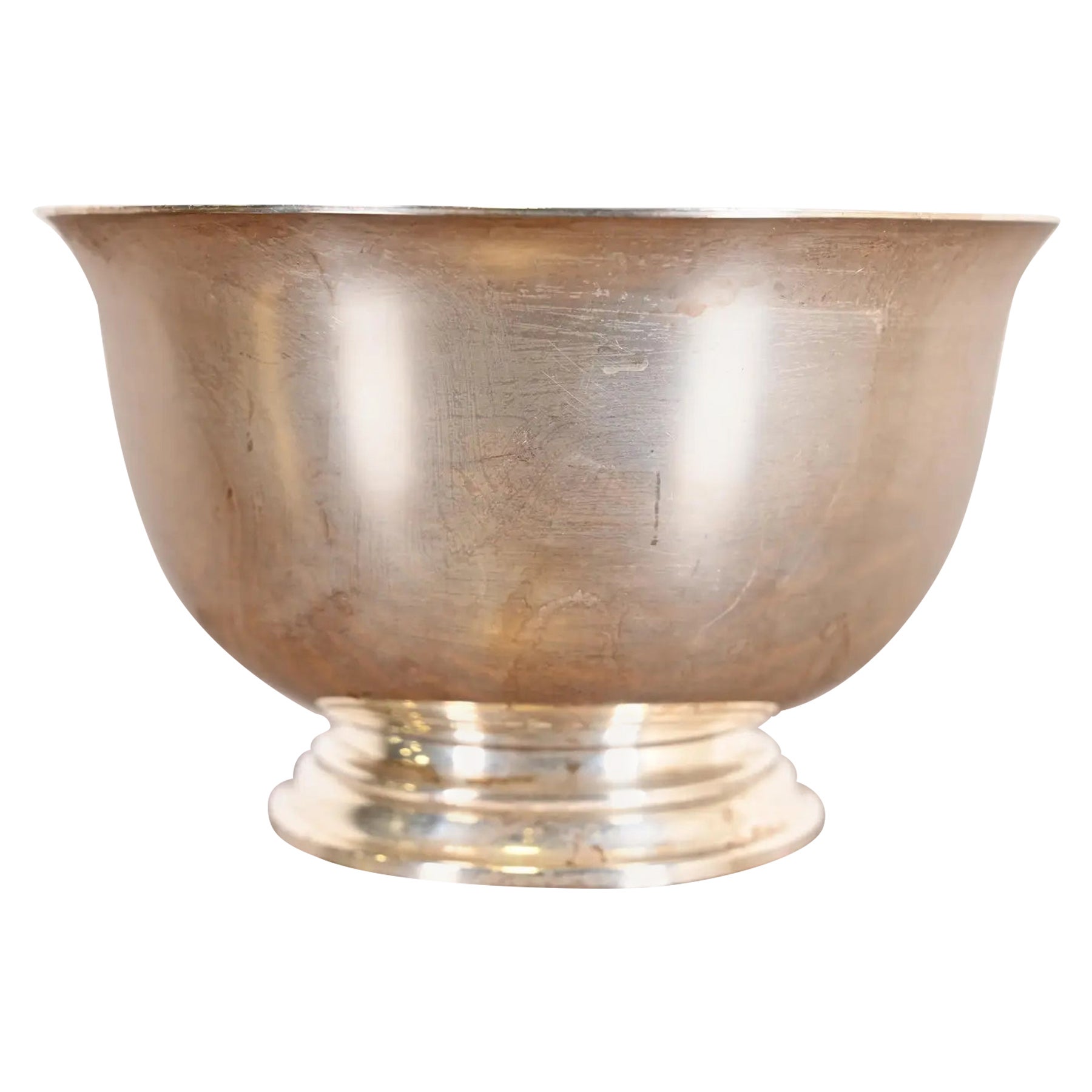 Tiffany & Co. Art Deco Sterling Silver Footed Bowl or Compote Dish