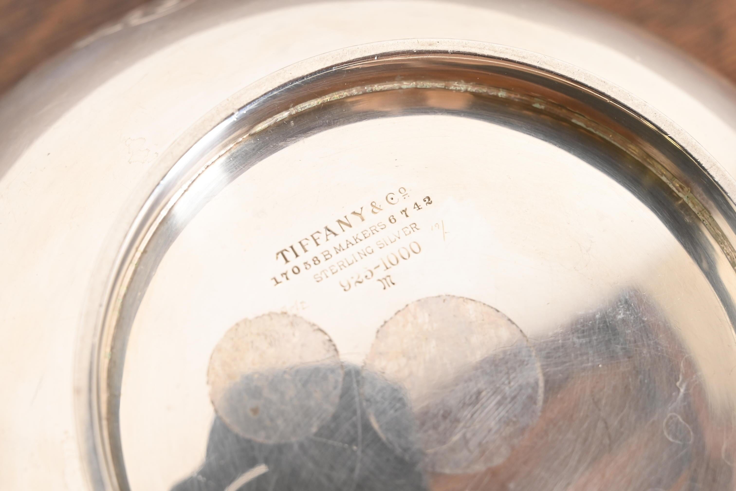 Tiffany & Co. Frutero o centro de mesa Art Déco de plata de ley en venta 1
