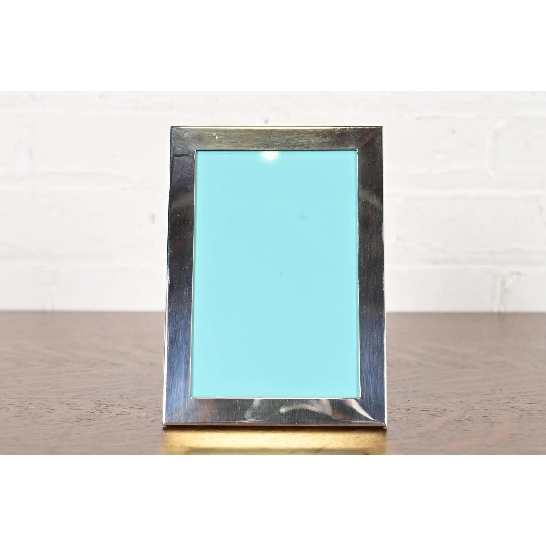 Americano Tiffany & Co. Cornice in argento Sterling Art Deco in vendita