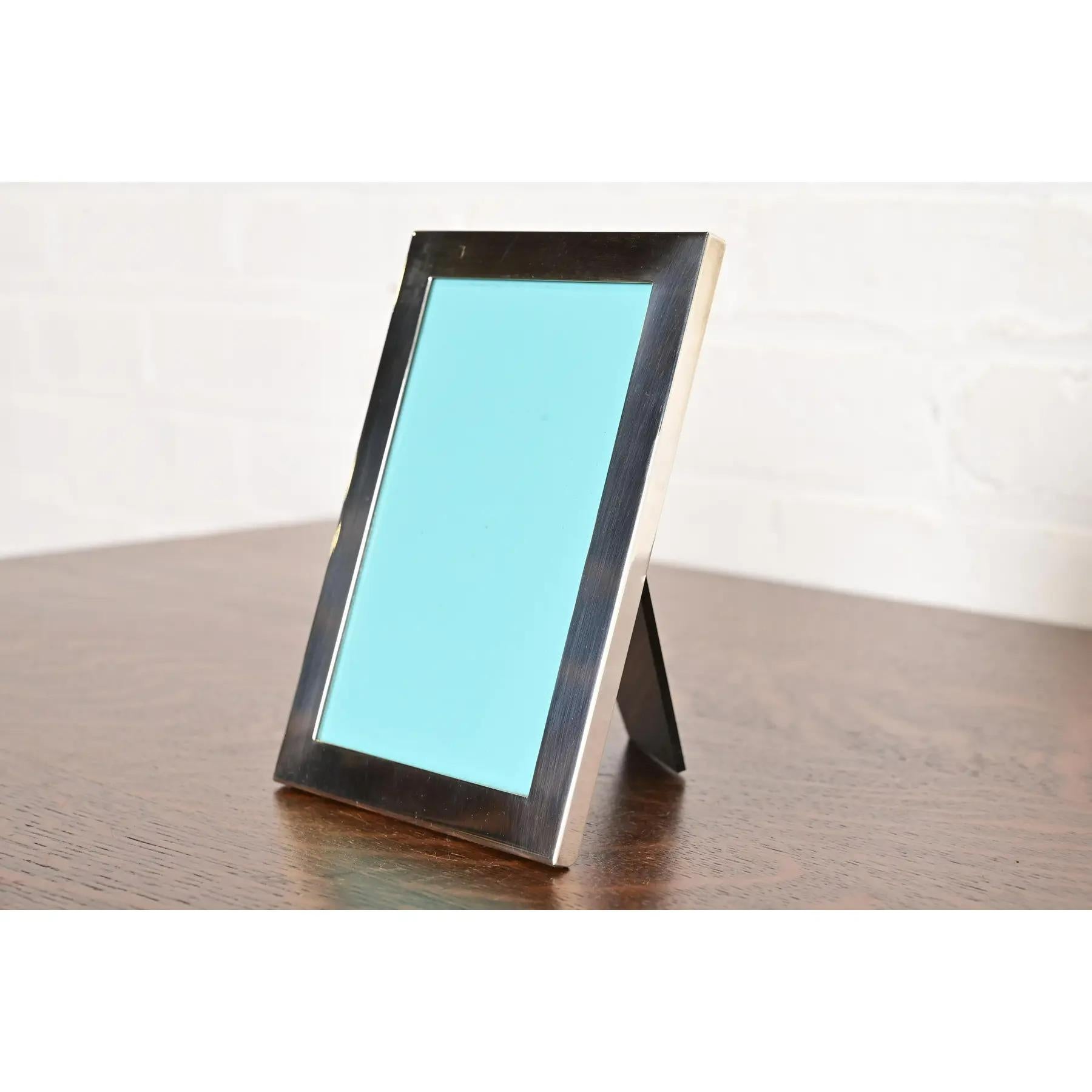 XX secolo Tiffany & Co. Cornice in argento Sterling Art Deco in vendita