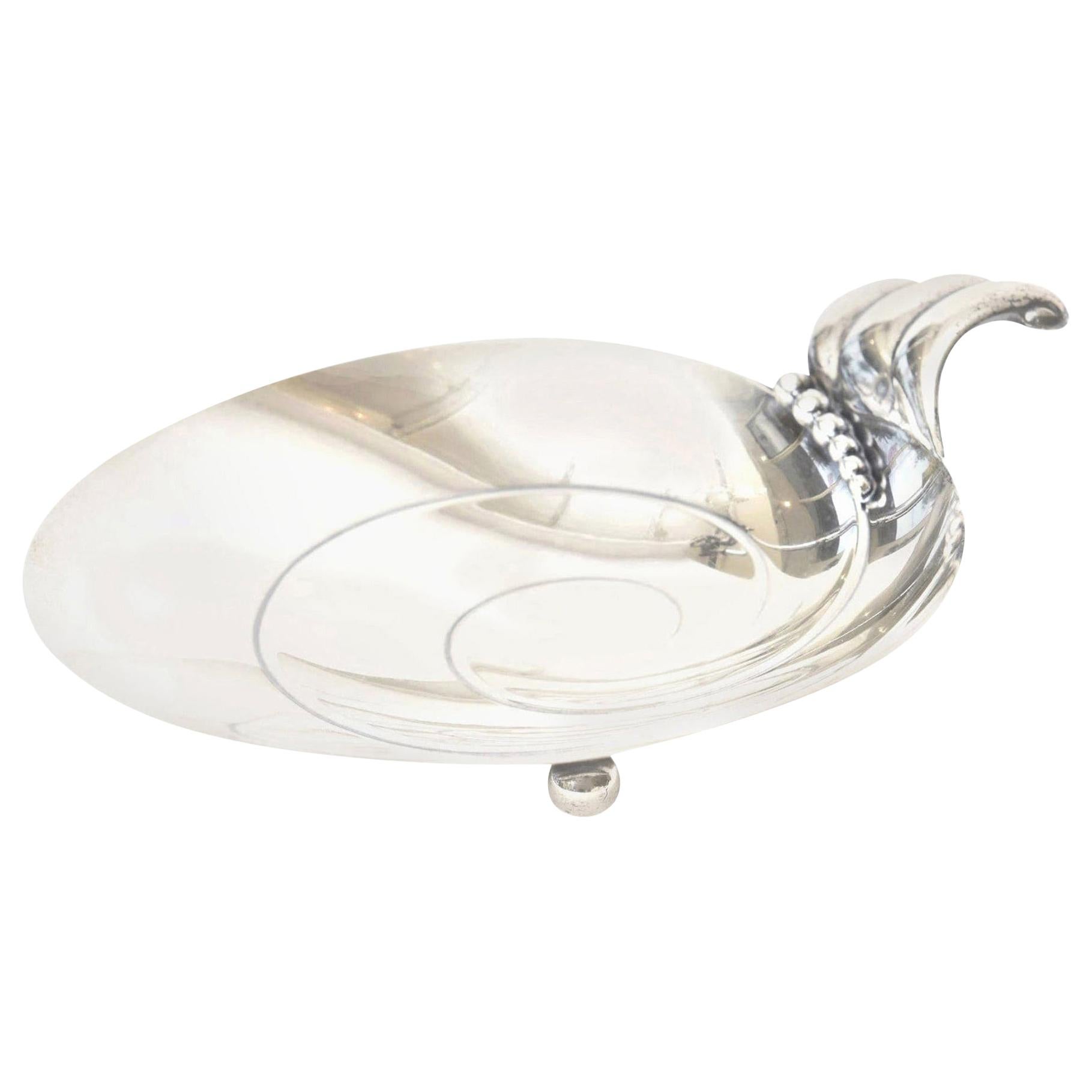 Tiffany & Co. Art Deco Sterling Silver Spiral Bowl "Cyclone"