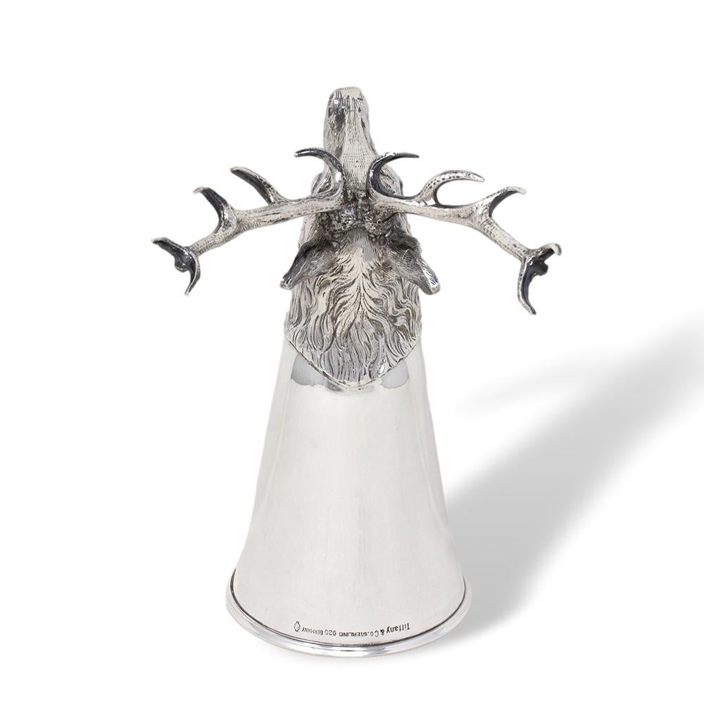 Tiffany & Co Art Deco Sterling Silver Stirrup Cup In Good Condition In Newark, England