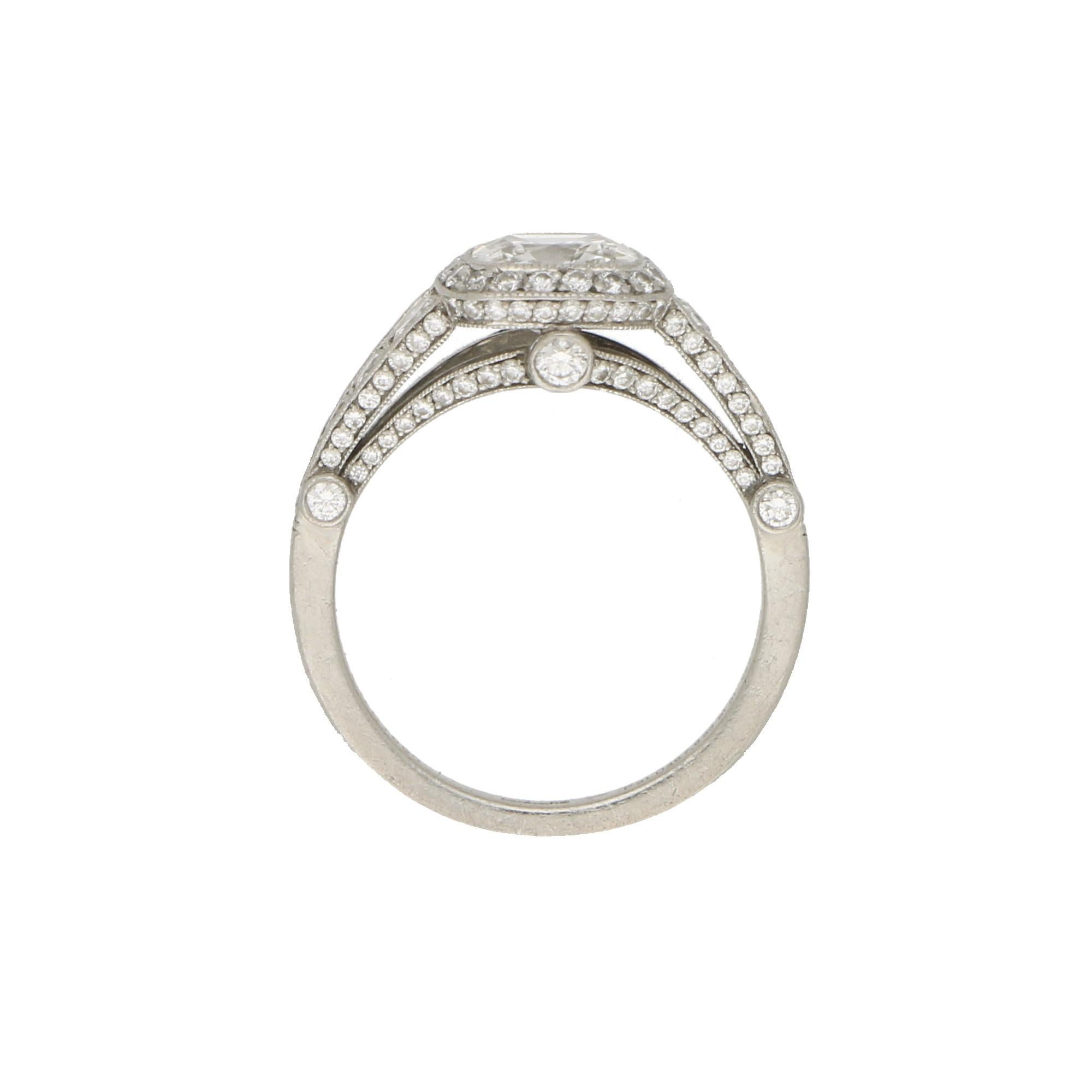 asscher cut diamond engagement rings tiffany
