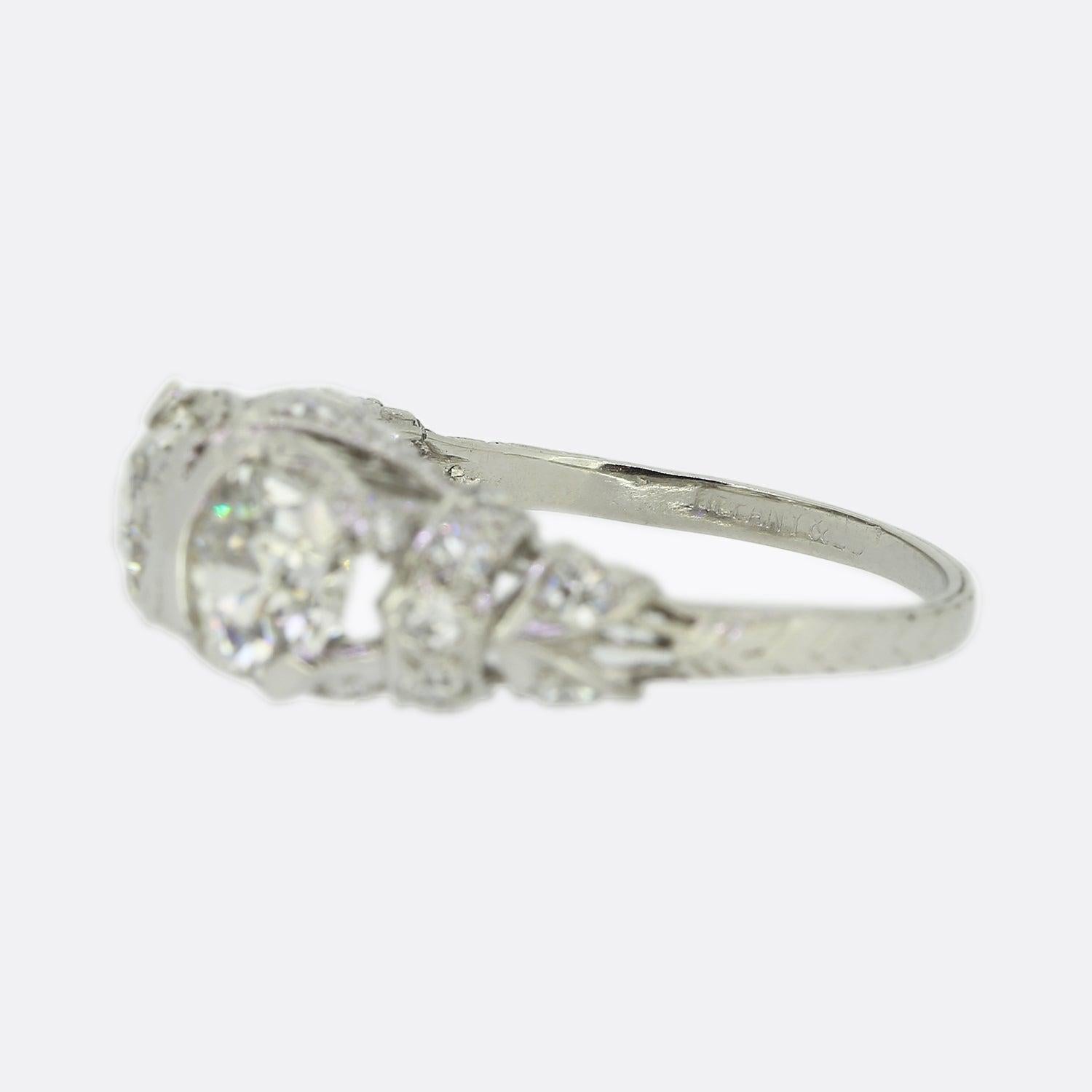 Women's Tiffany & Co. Art Deco Two-Stone Diamond Ring