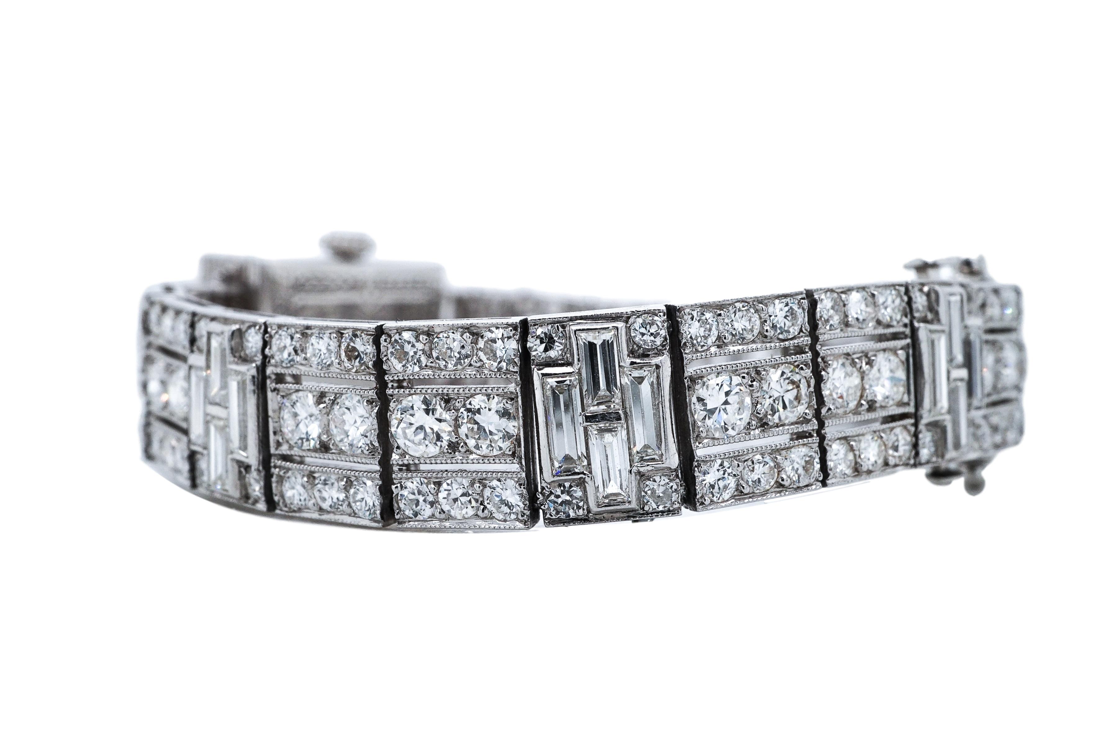 Baguette Cut Tiffany & Co. Art Deco Wristwatch