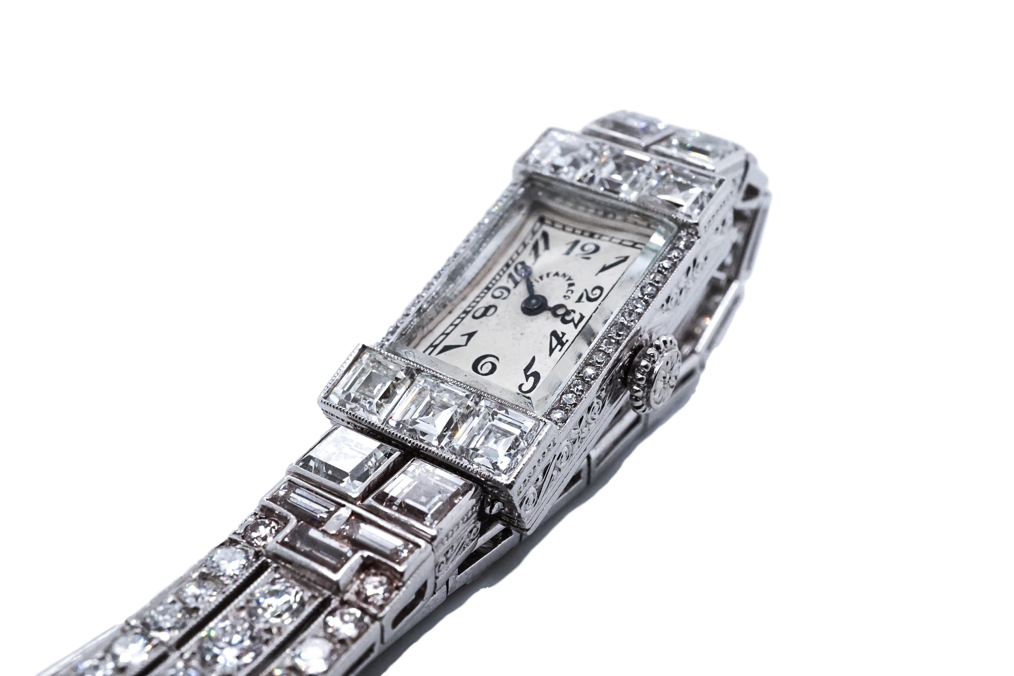 Women's or Men's Tiffany & Co. Art Deco Wristwatch