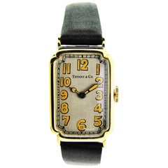 Tiffany & Co. Art Deco Yellow Gold Manual Wind Watch, From 1922