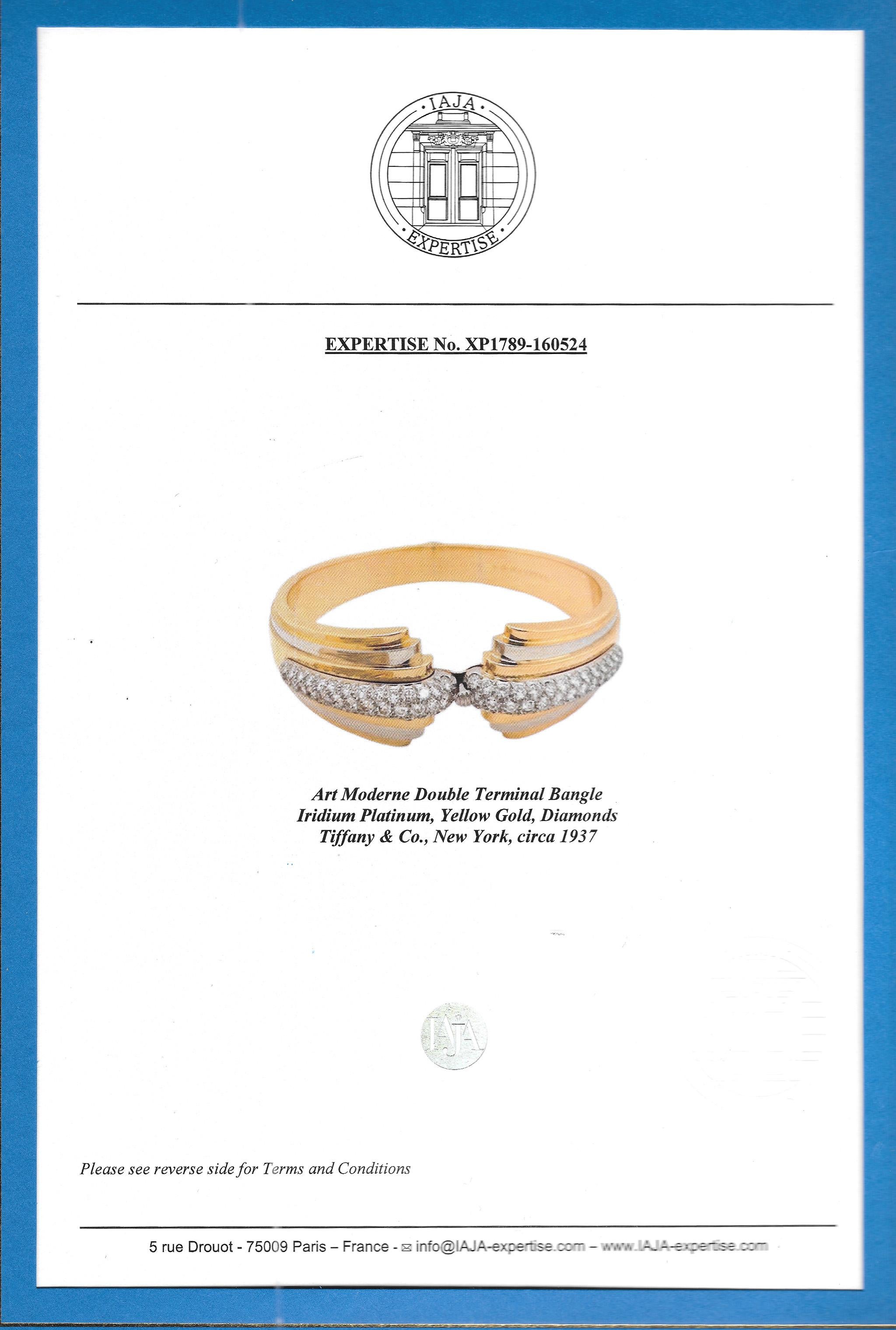 Tiffany & Co. Art Moderne Bracelet and Clip Set im Angebot 1