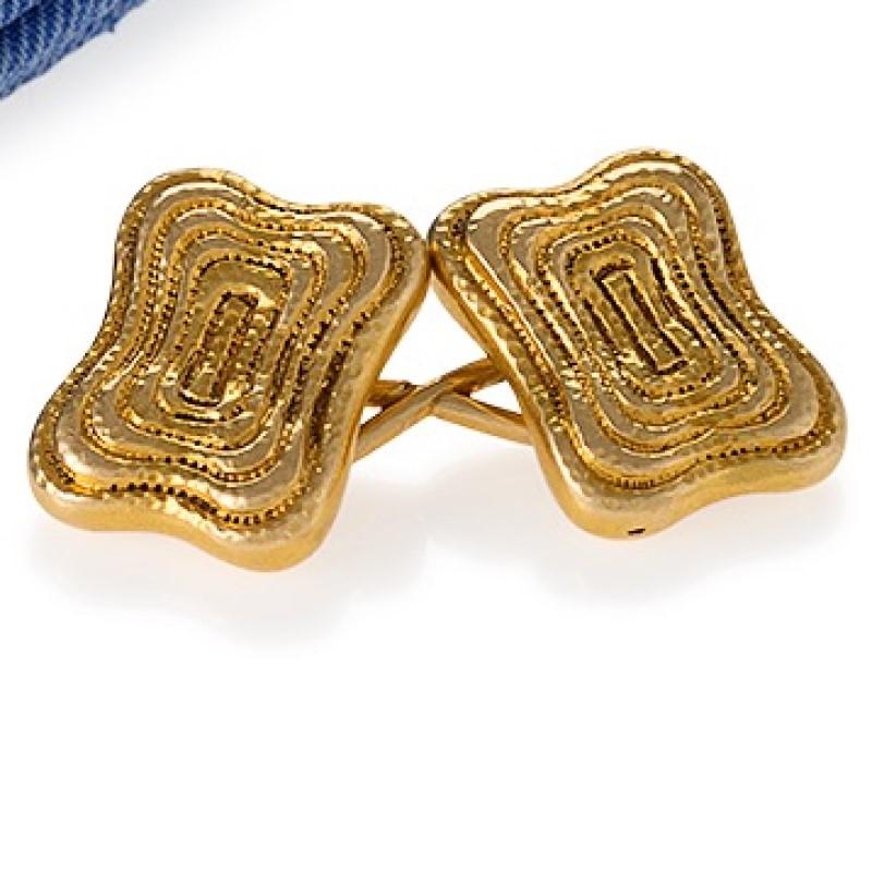 Men's Tiffany & Co. Art Nouveau Gold Cuff Links