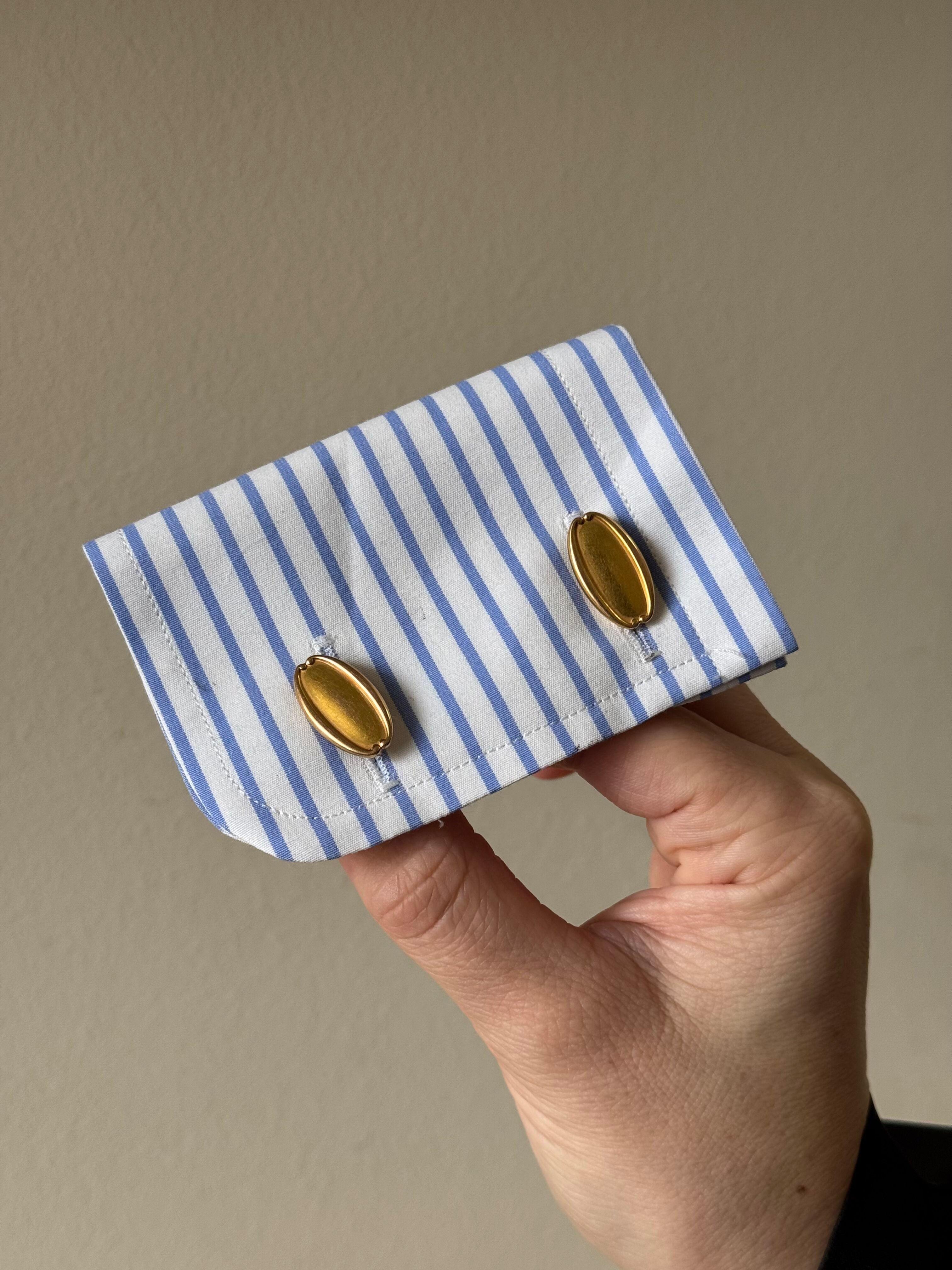 Tiffany & Co Art Nouveau Yellow Gold Cufflinks For Sale 2