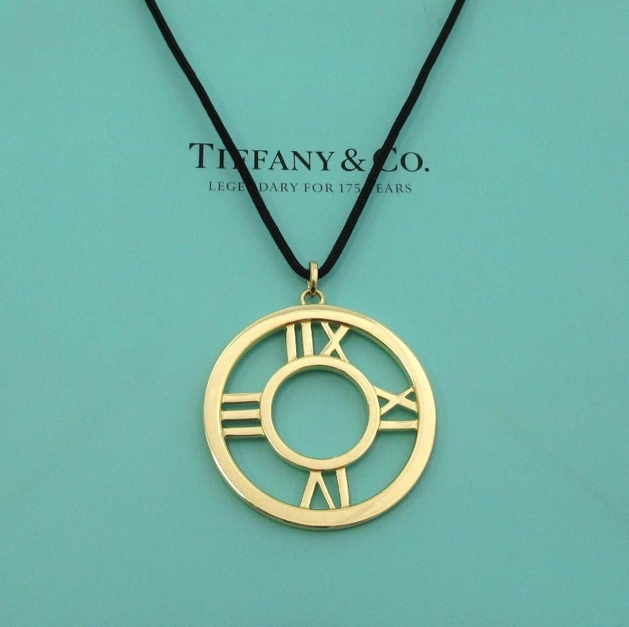 tiffany atlas necklace gold
