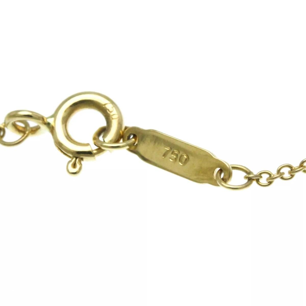 TIFFANY & Co. Collana Atlas con ciondolo a forma di chiave in oro 18 carati in vendita 4