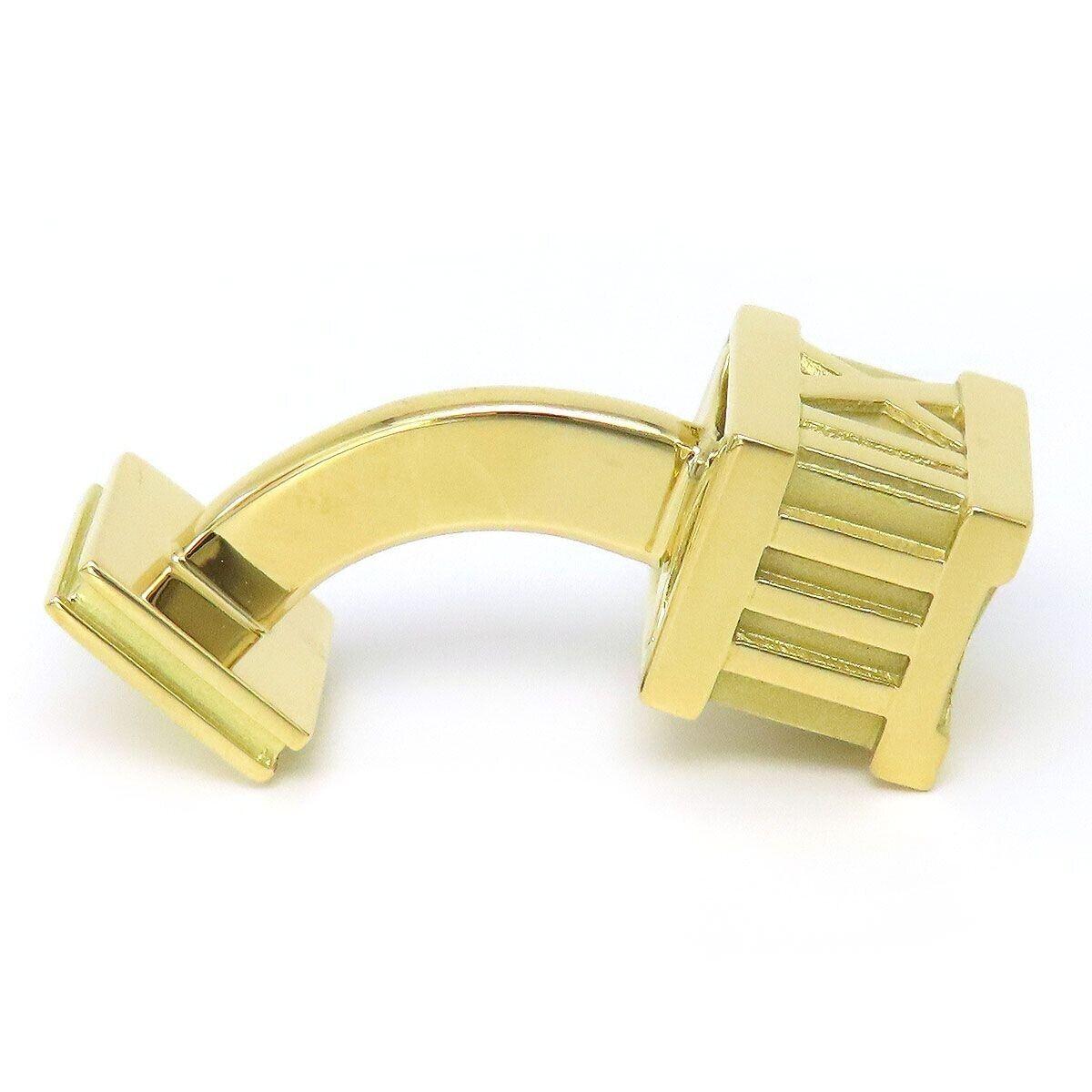 TIFFANY & Co. Gemelos Atlas Cubo Numérico Oro 18K Gemelos en venta 1