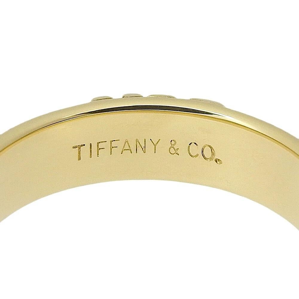 TIFFANY & Co. Bague Atlas en or 18K à rainures numériques 6.5 Pour femmes en vente