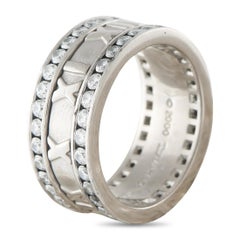 Tiffany & Co. Atlas 18K White Gold 1.65ct Diamond Eternity Ring TI01-031126