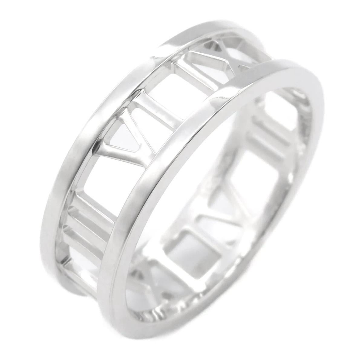 TIFFANY & Co. Anillo abierto Atlas de oro blanco de 18 quilates 8

Metal: Oro blanco de 18 quilates 
Talla: 8
Ancho de banda: 7 mm
Peso: 6.50 gramos 
Hallmark: ATLAS © 2003 TIFFANY&CO. 750 
Estado: Excelente estado, como nuevo

Edición limitada, ya