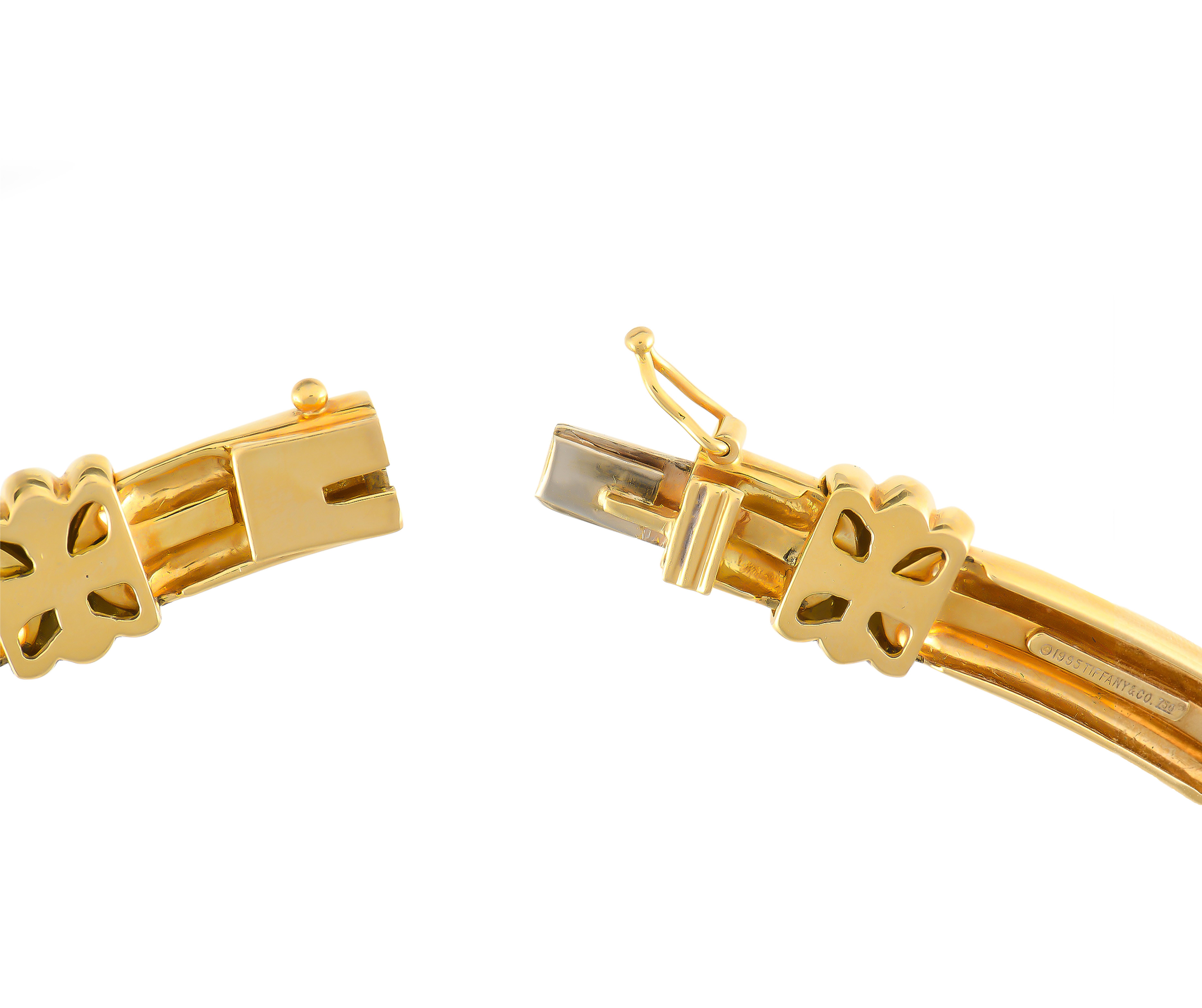 Tiffany & Co. Atlas Halskette mit Kragen aus 18 Karat Gelbgold im Zustand „Hervorragend“ in Southampton, PA