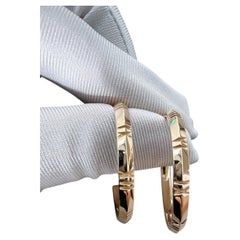 Tiffany & Co. Atlas 18K Yellow Gold Hoop Earrings