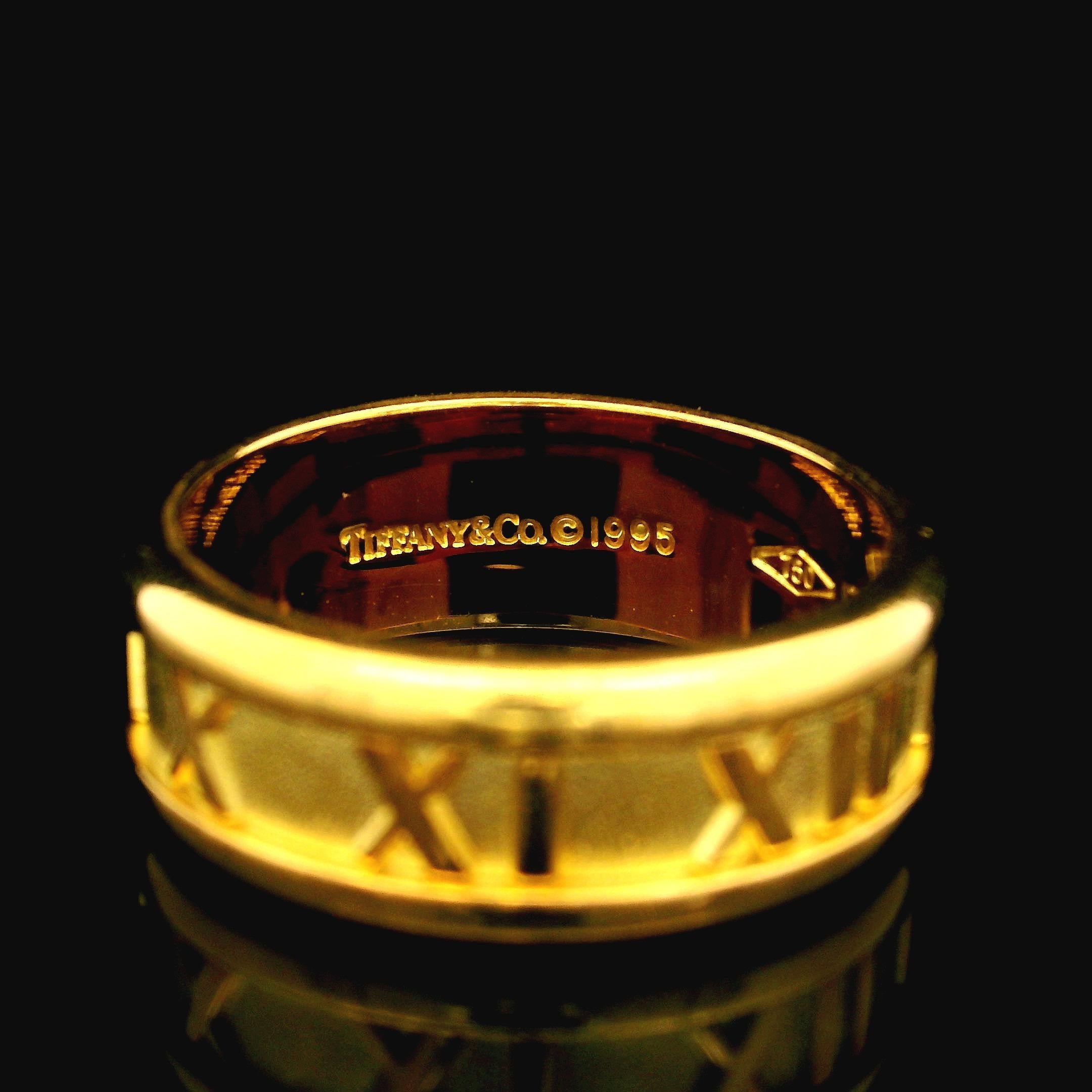 Material: Solid 18k Yellow Gold
Weight: 8.81 Grams
Ring Size: 6.0 (Fitted on a finger. We CANNOT custom size this ring.)
Ring Width: 7.1mm (0.28