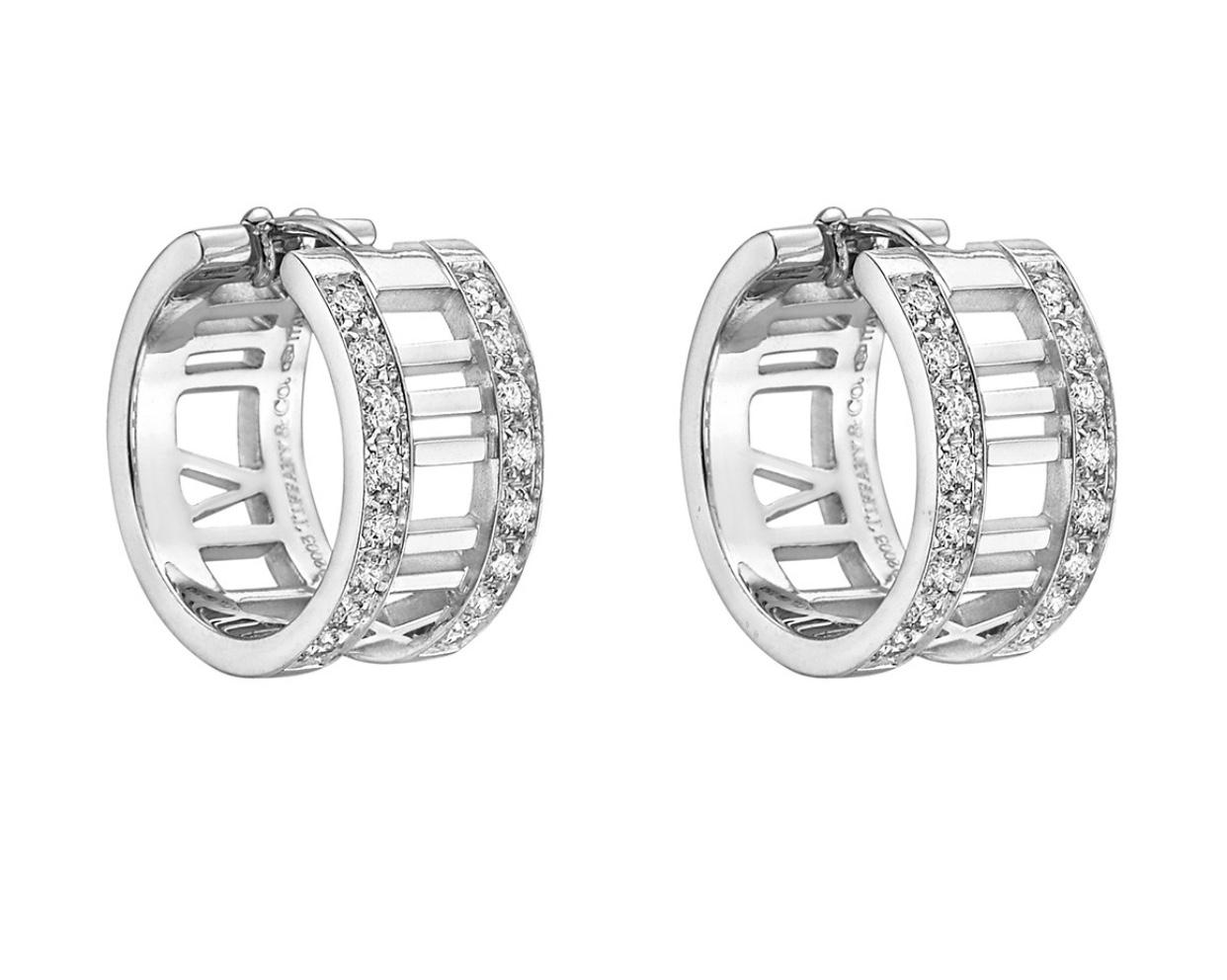 tiffany atlas hoop earrings