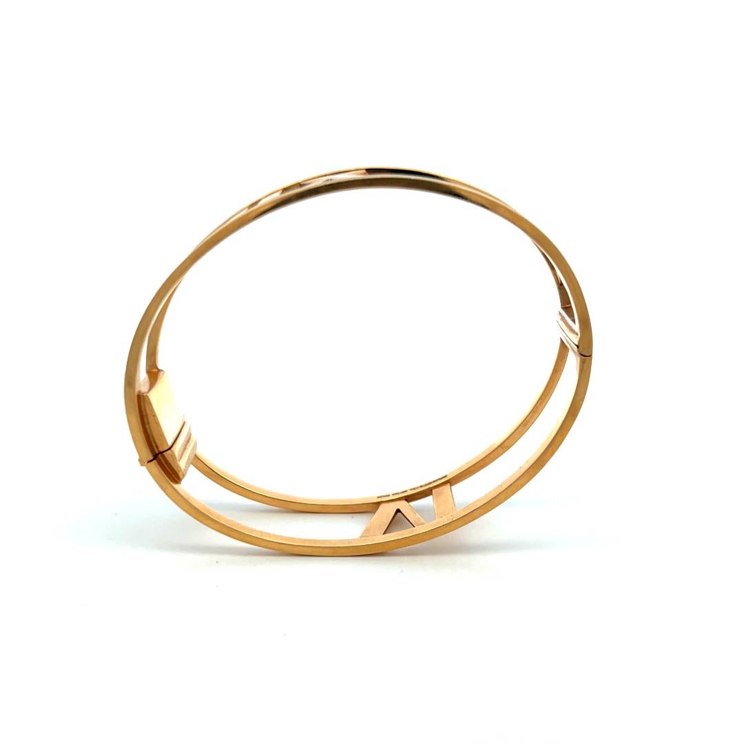 Tiffany & Co Atlas 33,40 gramos Pulsera brazalete de oro amarillo de 18 quilates en venta 7