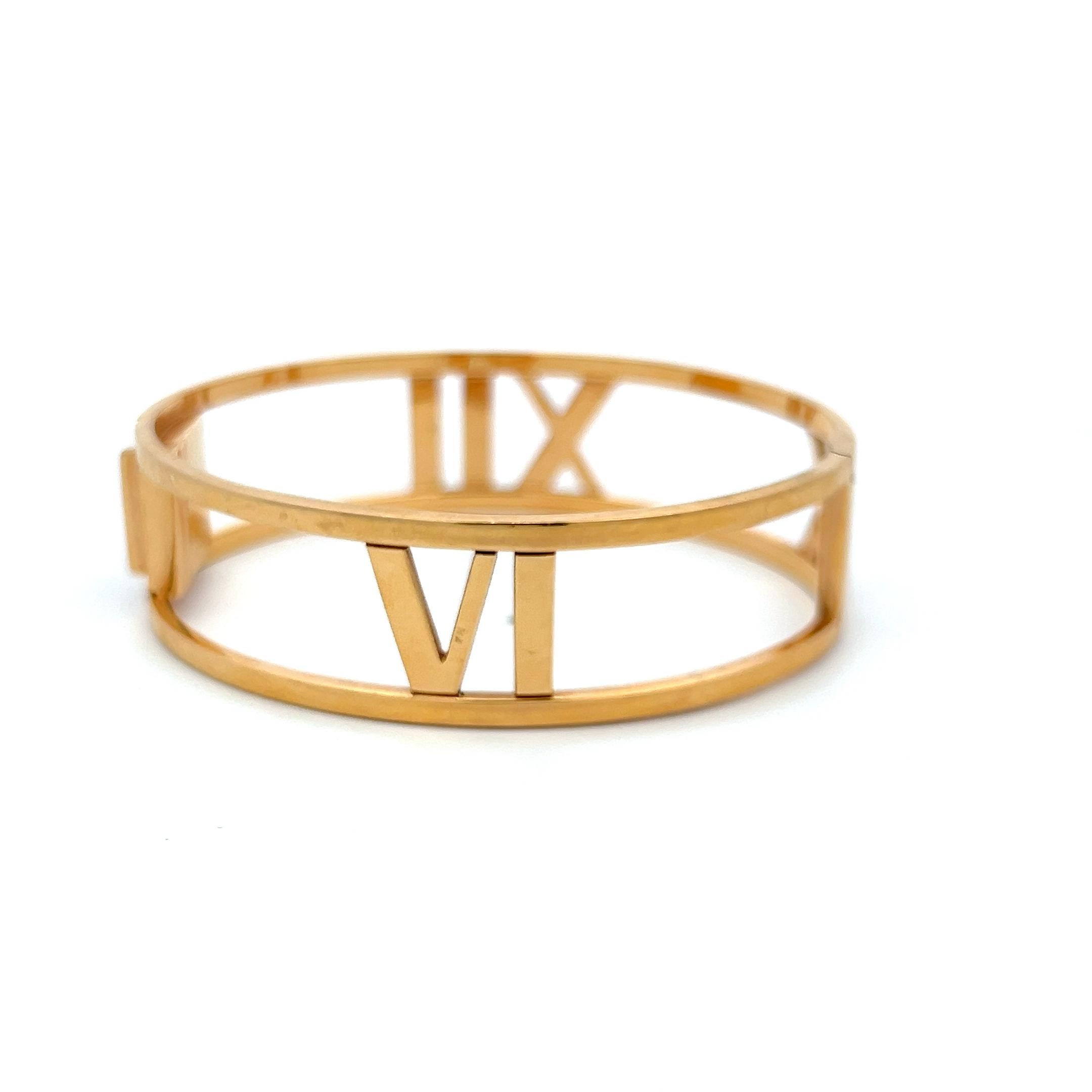 Diseñador:
Tiffany & Co.
Título:
Pulsera brazalete de oro amarillo de 18 quilates Tiffany & Co.
Estilo:
Brazalete
Metal:
oro amarillo de 18 quilates
Dimensión:
6,5*0,67*0,08 PULG.
Peso:
33,4 gramos
Estado:
Vintage y Estate
Identificación del