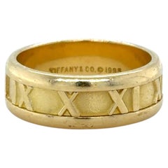 Tiffany & Co. Atlas Band Ring 18K Yellow Gold