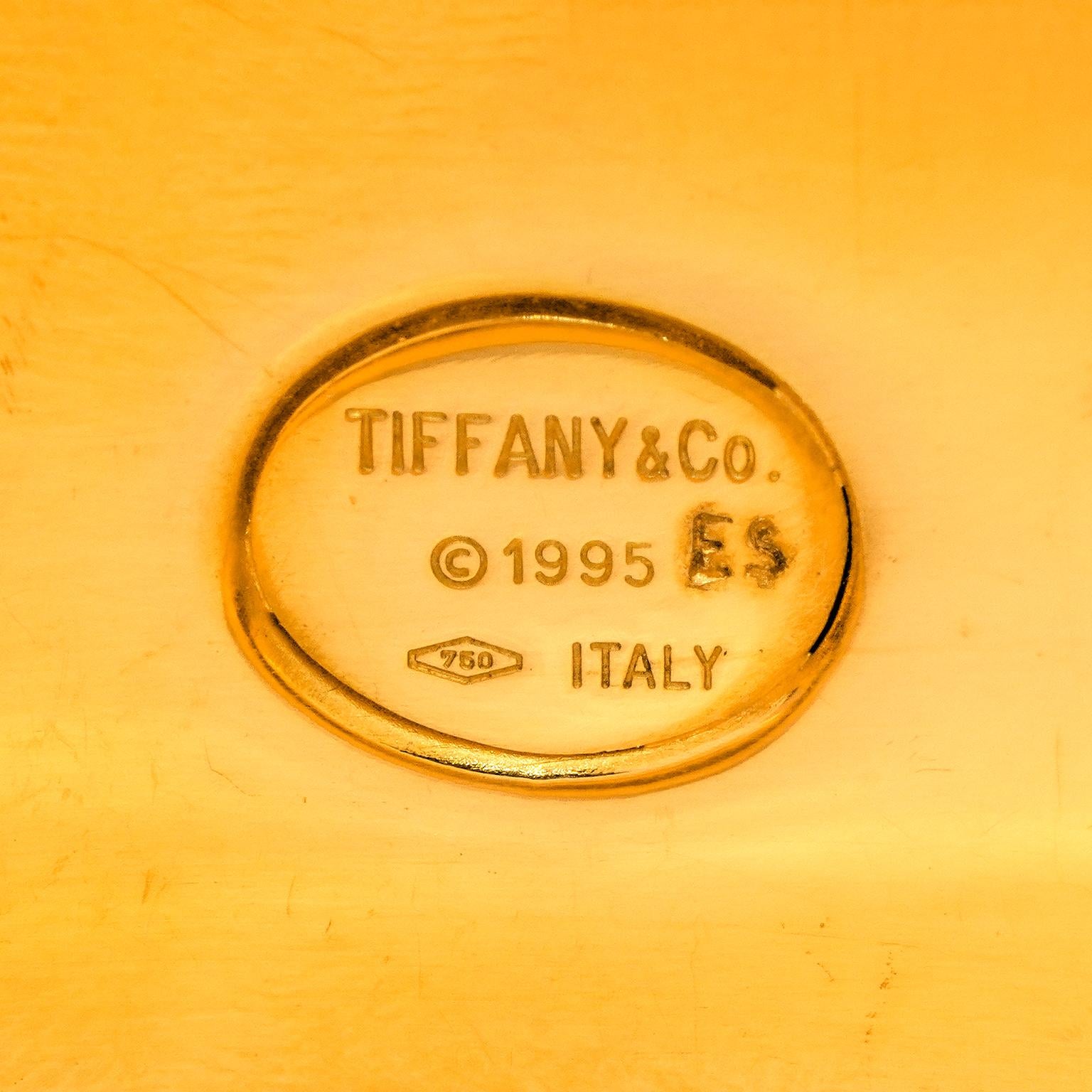 Tiffany & Co. Atlas Bangle 18k c1995 en vente 1